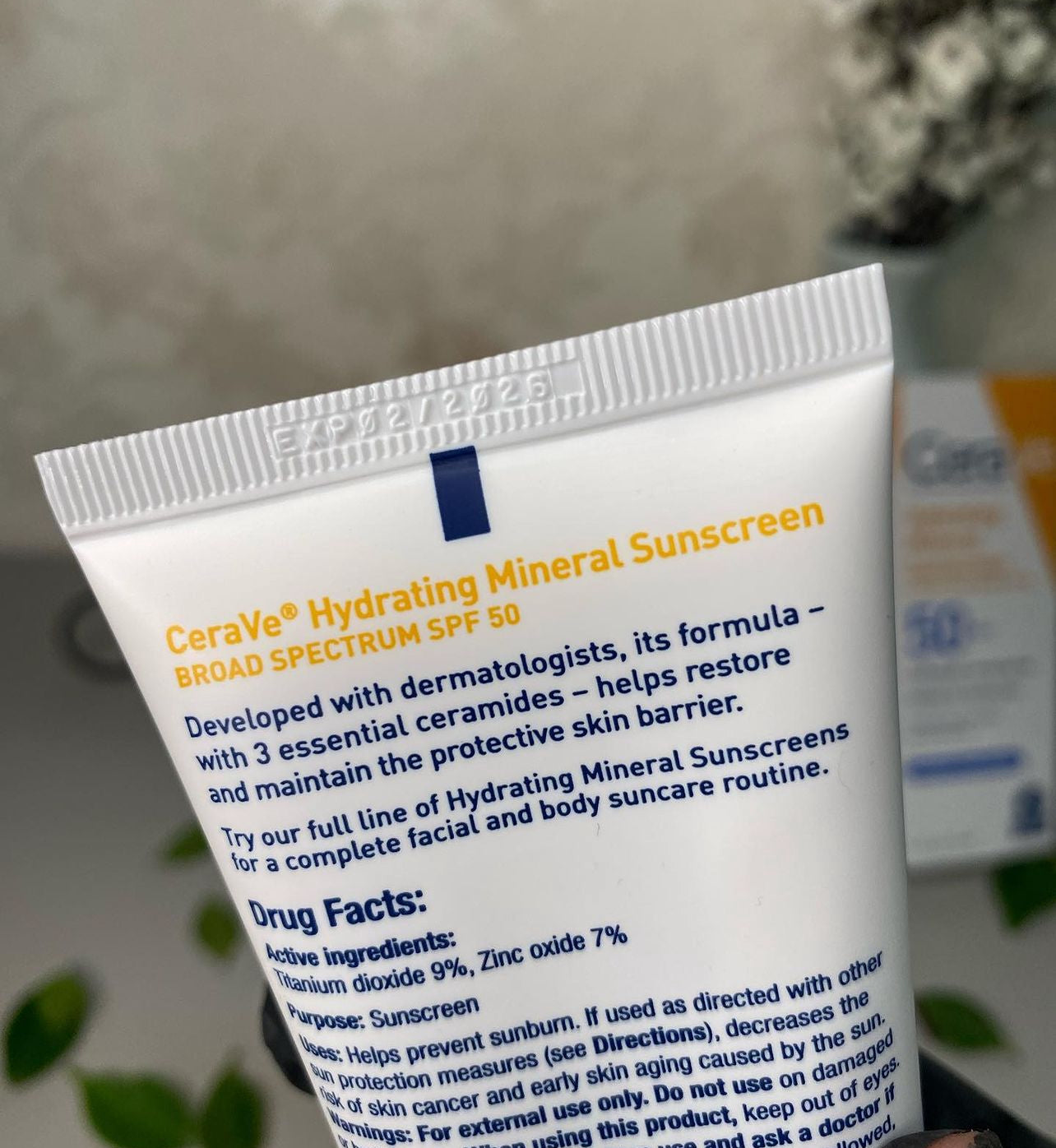 Hydrating Mineral Face Sunscreen SPF 50 75ml