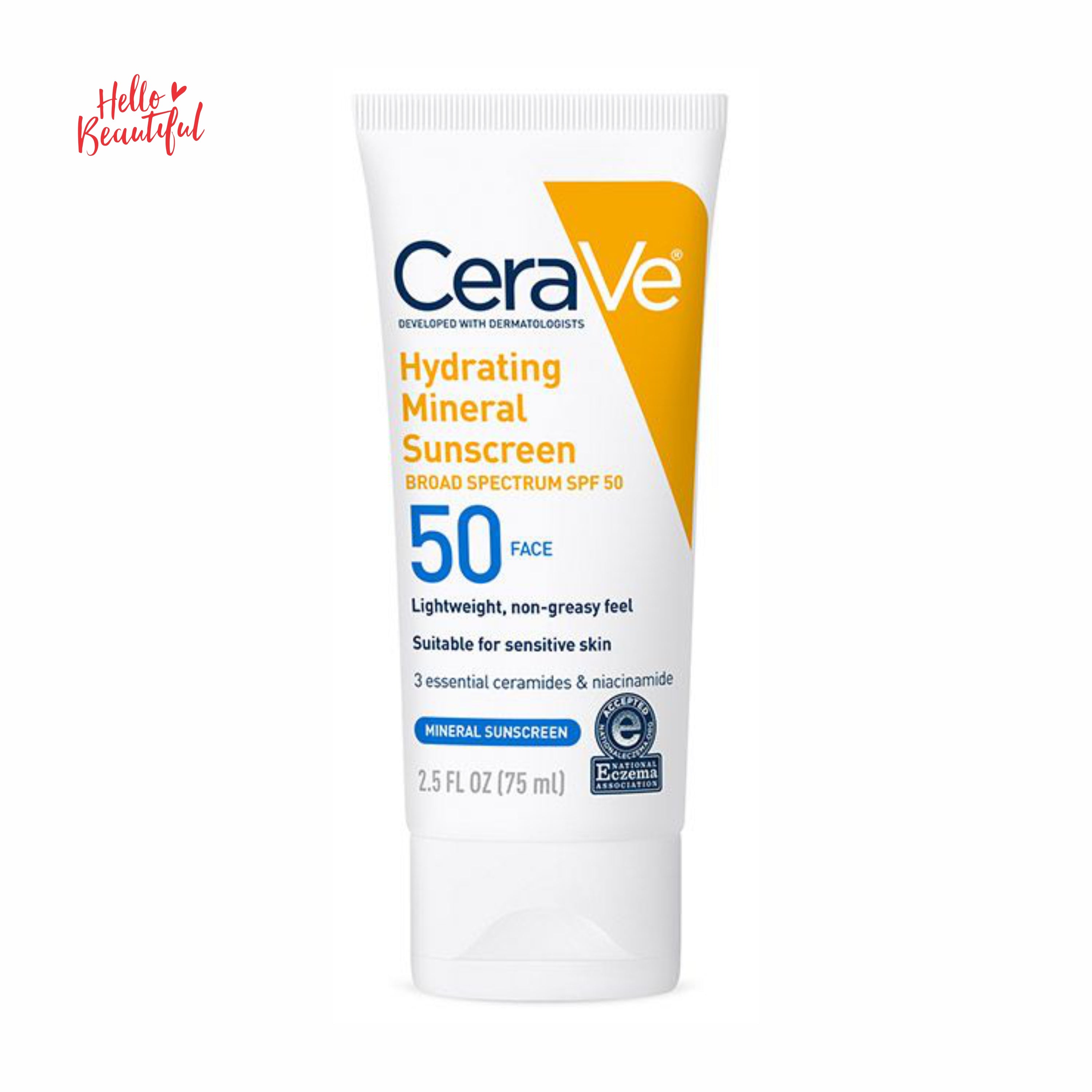 Hydrating Mineral Face Sunscreen SPF 50 75ml
