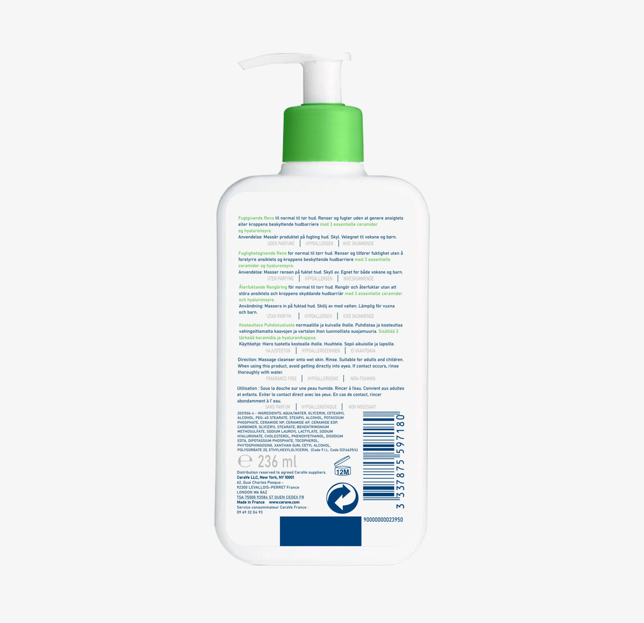 CeraVe Hydrating Cleanser 236ML
