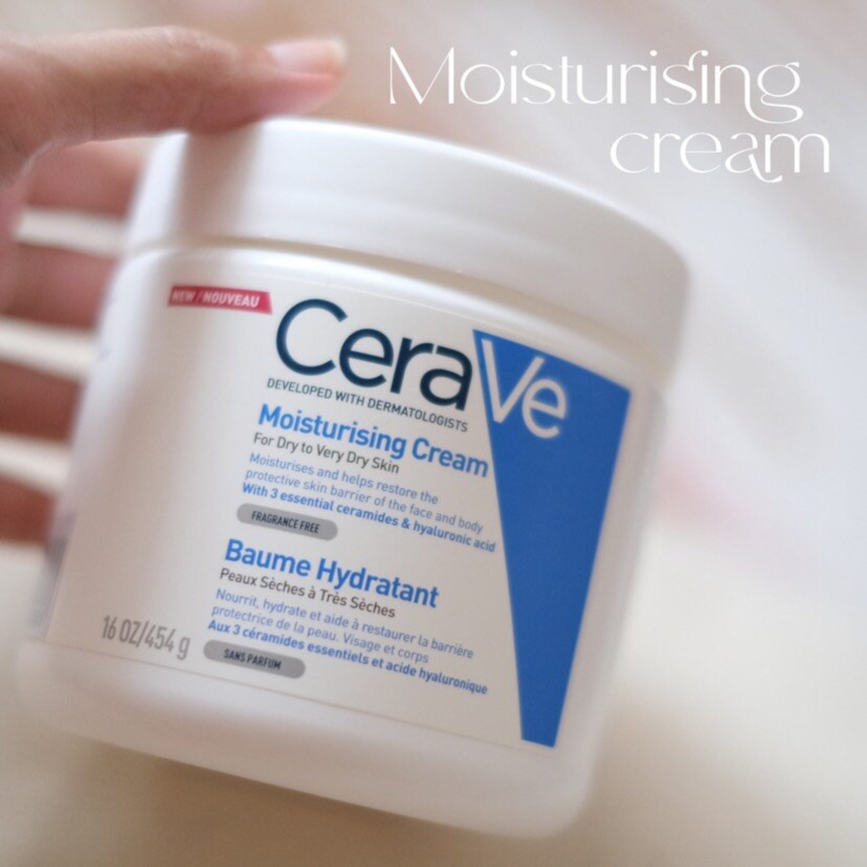 Moisturizing Cream 454g with 3 ESSENTIAL CERAMIDES