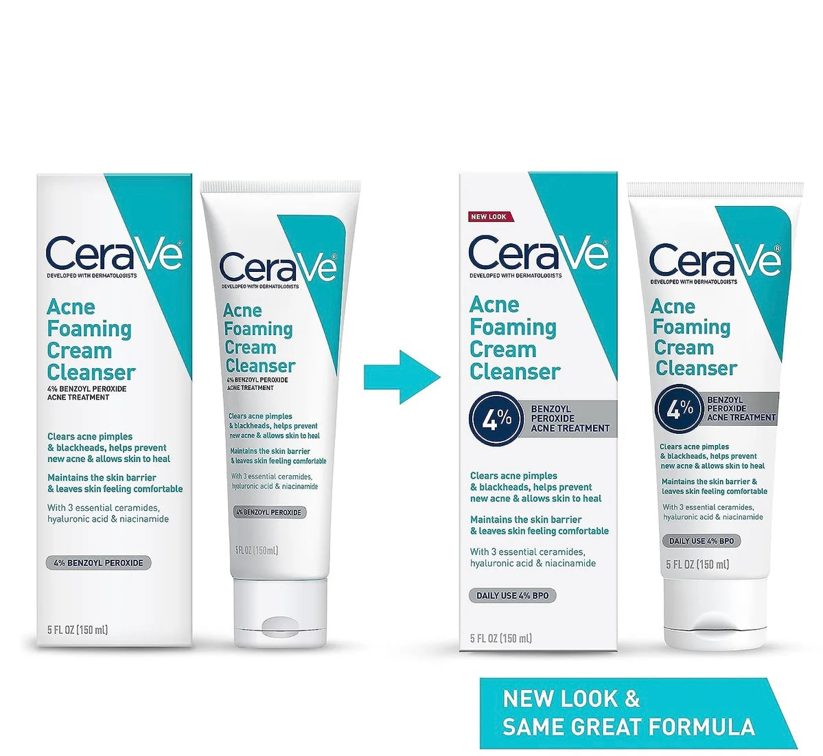CeraVe Acne Foaming Cream Cleanser 150ML