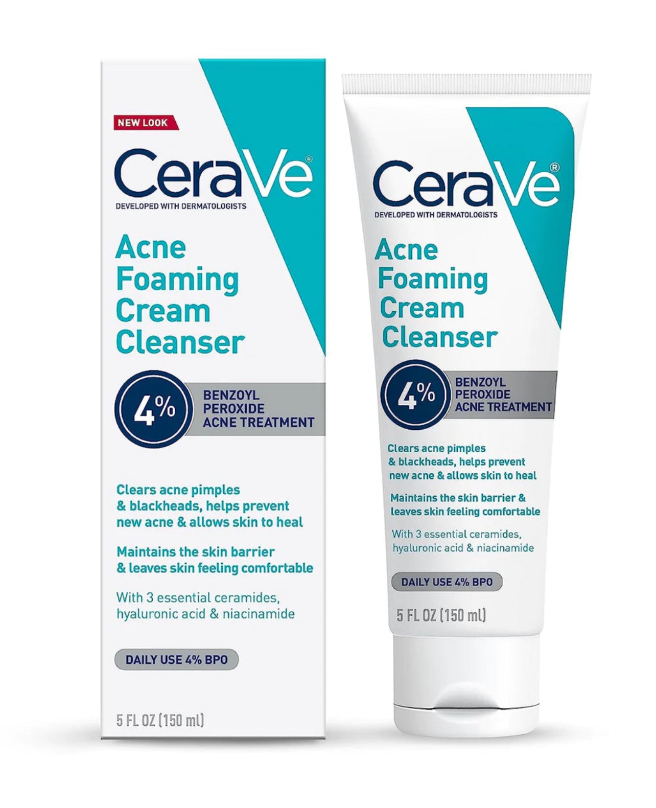 CeraVe Clear Skin Daily Defense Kit: 4-Step Acne Control, Retinol Renewal + Tinted SPF 30