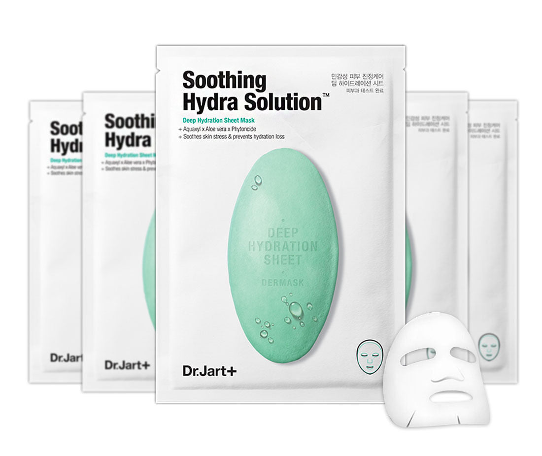 Dr. Jart+ Soothing Hydra Solution Sheet Mask For Unisex 5 Pc Mask